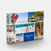 Familienurlaub 7 Foto Keepake, blau (Links)