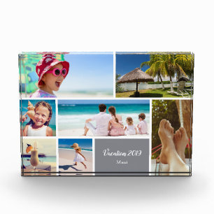 Familienurlaub 7 Foto Keepake, Grau