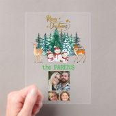 Familienurlaub Acryleinladungen (Insitu (Handheld))