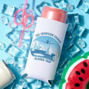 Familienurlaub Alaska Custom Blue Glacier Selters Dosenkühler