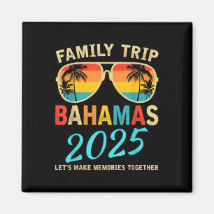 Familienurlaub Bahamas 2025 Matching Group Sommer Magnet