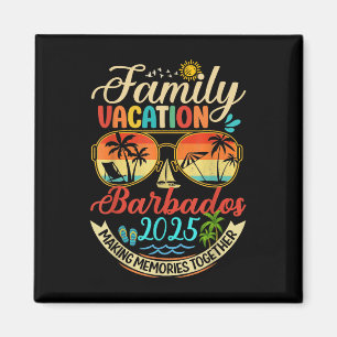 Familienurlaub Barbados 2025 Erinnerungen Familien Magnet