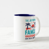 Familienurlaub Beach Urlaub Reisen Souvenir Zweifarbige Tasse (VorderseiteRechts)