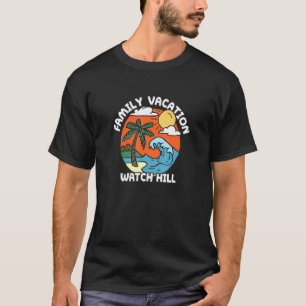 Familienurlaub Beobachten Hill Beach Rhode Island T-Shirt