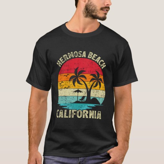 Familienurlaub California Hermosa Beach T-Shirt (Vorderseite)