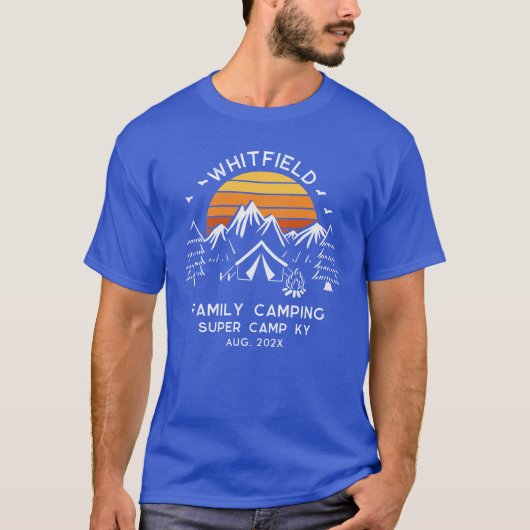 Familienurlaub Camping Matching Adventure T-Shirt (Vorderseite)