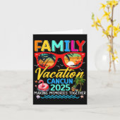 Familienurlaub Cancun 2025 Sommermatching Group Karte (Gelbe Blume)