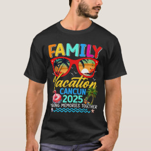 Familienurlaub Cancun 2025 Sommermatching Group T-Shirt