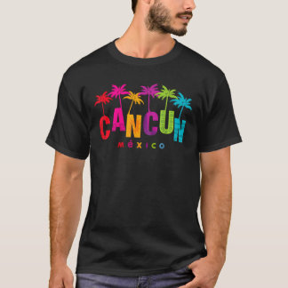 Familienurlaub Cancun Mexico 2024 Beach Group Summ T-Shirt
