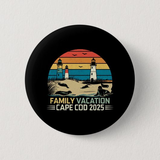 Familienurlaub Cape Cod 2025 Küstenurlaub Lig Button (Vorderseite)