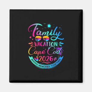 Familienurlaub Cape Cod 2026 Palmbaum-Geschenk Magnet