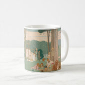 Familienurlaub - Ein Tag im Park, alte Zeiten Kaffeetasse (VorderseiteRechts)