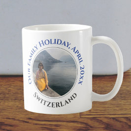 Familienurlaub Erinnerungen Souvenir Kaffeetasse