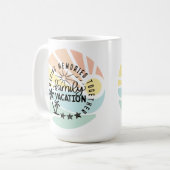 Familienurlaub Erinnerungen zusammenführen Kaffeetasse (Vorderseite Links)