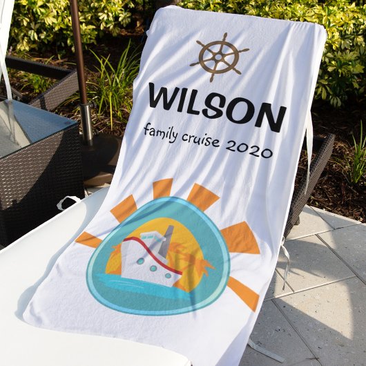 Familienurlaub Fahrtreue Strandtuch