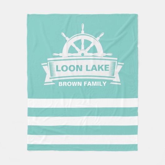 Familienurlaub Fleecedecke (Vorderseite)