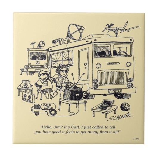 Familienurlaub Fliese (Vorderseite)