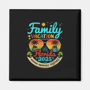 Familienurlaub Florida 2025 Florida Gruppe Sommer Magnet