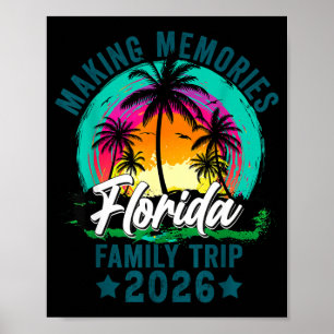 Familienurlaub Florida 2026 Sommerferien Poster