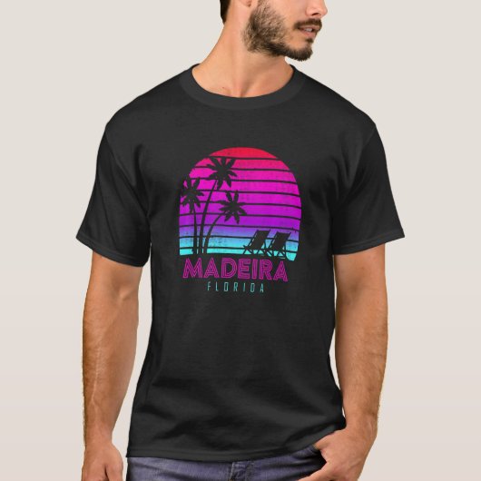Familienurlaub Florida Madeira Sunset Beach Funny T-Shirt (Vorderseite)