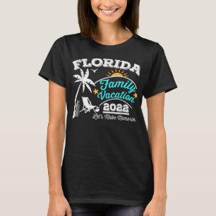 Familienurlaub Florida Strand 2022 Reisen passend T-Shirt