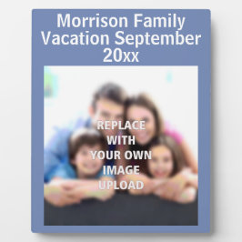 "Familienurlaub" - Foto in Familienbesitz Fotoplatte