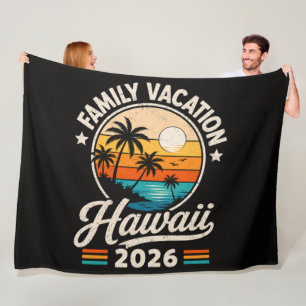 Familienurlaub Hawaii 2026 Fleecedecke