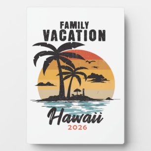 Familienurlaub Hawaii 2026 Tropisch Fotoplatte