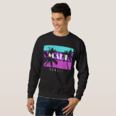Familienurlaub Hawaii Maui Sunset Beach Sweatshirt (Vorne ganz)