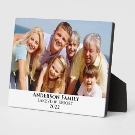 Familienurlaub im Foto 2022 Fotoplatte