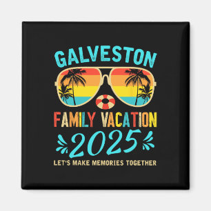 Familienurlaub im Vintage-Stil Galveston Beach 202 Magnet