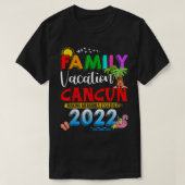 Familienurlaub in Cancun Erinnerungen gemeinsam 20 T-Shirt (Design vorne)