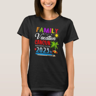 Familienurlaub in Cancun Mexiko Erinnerungen spiel T-Shirt