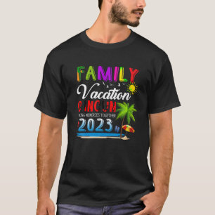 Familienurlaub in Cancun Mexiko Erinnerungen spiel T-Shirt
