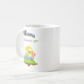 Familienurlaub in den Bergen Souvenir Kaffeetasse (Vorderseite Links)