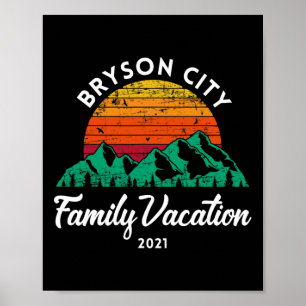 Familienurlaub in den Bergen von North Carolina Br Poster