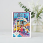Familienurlaub in Houston, Texas Postkarte (Stehend Vorderseite)