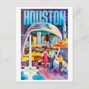 Familienurlaub in Houston, Texas Postkarte