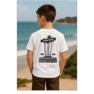 Familienurlaub in Schwarz und Weiß T-Shirt