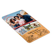 Familienurlaub individuelle 4 Fotorahmen Magnet (Rechte Seite)