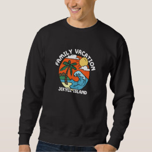 Familienurlaub Jekyll Island Beach Georgia Strand Sweatshirt