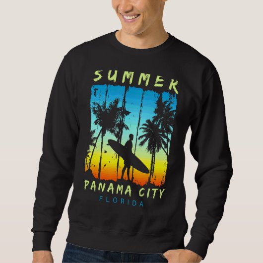 Familienurlaub Kalifornien Panama City Sunset Beac Sweatshirt (Vorderseite)
