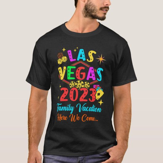 Familienurlaub Las Vegas 2023 - Matching Family Tr T-Shirt (Vorderseite)