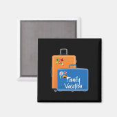 Familienurlaub Magnet (Vorderseite/Rückseite)