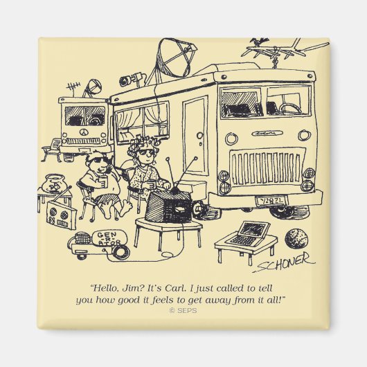 Familienurlaub Magnet (Vorne)