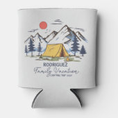 Familienurlaub Matching Camping Custom Dosenkühler (Vorderseite)