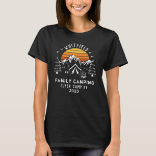 Familienurlaub Matching Camping Personalisiert T-Shirt