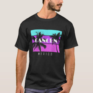 Familienurlaub Mexiko Cancun Sunset Beach T-Shirt
