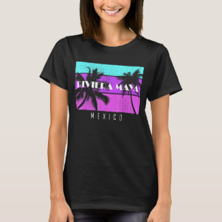Familienurlaub Mexiko Riviera Maya Sunset Beach T-Shirt