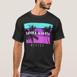 Familienurlaub Mexiko Riviera Maya Sunset Beach T-Shirt